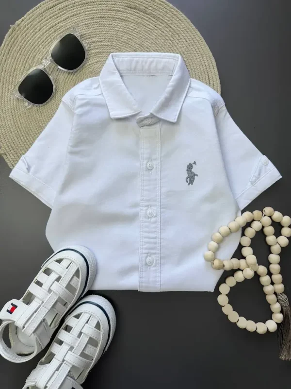 پیراهن پسرانه آستین کوتاه پولو (Polo)