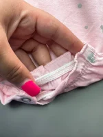 پایین کش بودن رامپر دخترانه صورتی