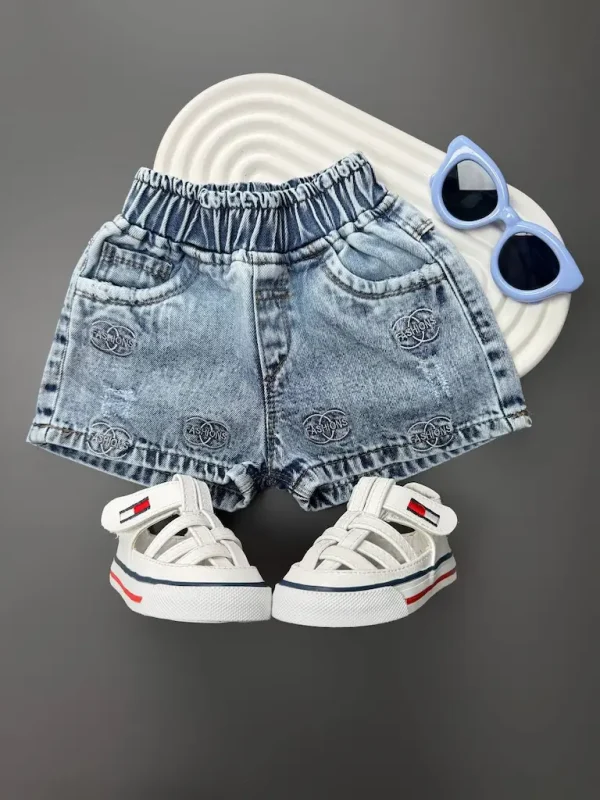 شلوارک فشن (Fashion) آبی روشن