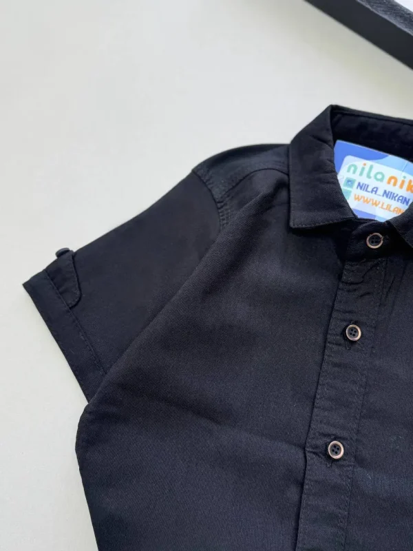 پیراهن استین کوتاه پولو مشکی (Polo)