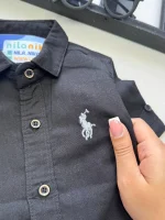 پیراهن استین کوتاه پولو مشکی (Polo)