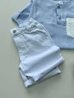 شلوارک با دوخت تمیز و جیب‌ دار بچگانه